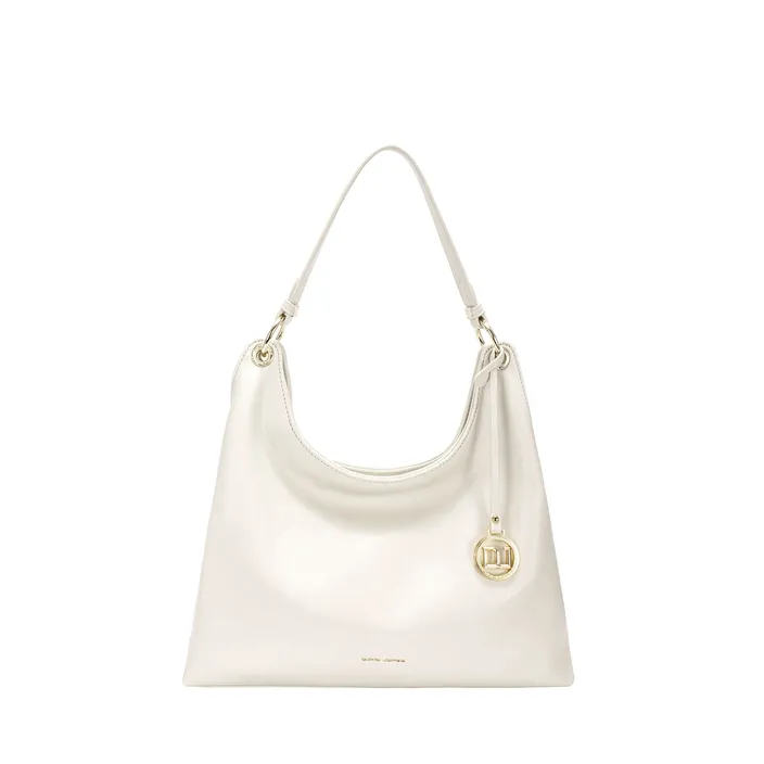 Sac Épaule Blanc Zip