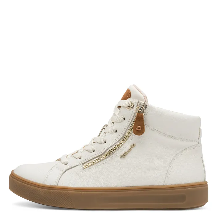 Tamaris Comfort Hoge Sneakers Wit