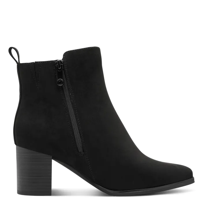 Marco Tozzi Ankle Boots Textile Black
