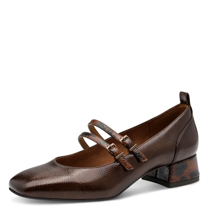 Tamaris Ballerines Mary Jane Brun