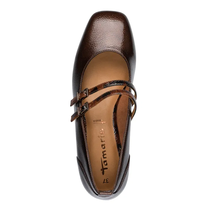 Tamaris Ballerines Mary Jane Brun