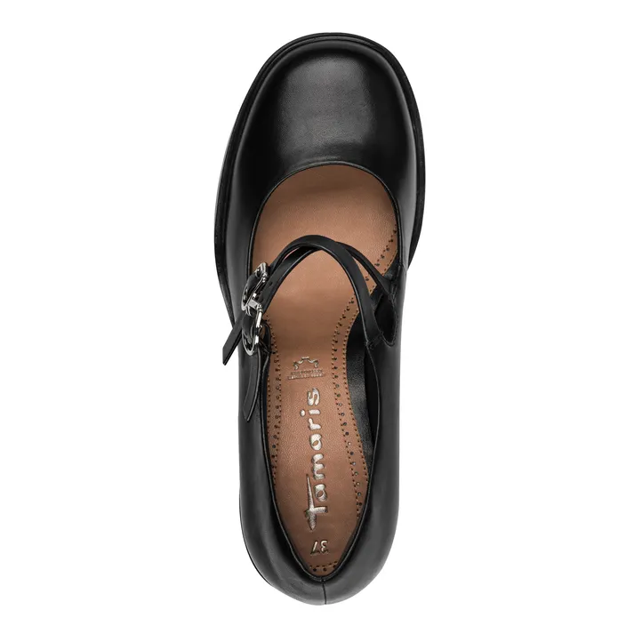 Tamaris Mary Jane Ballerines Noir Cuir