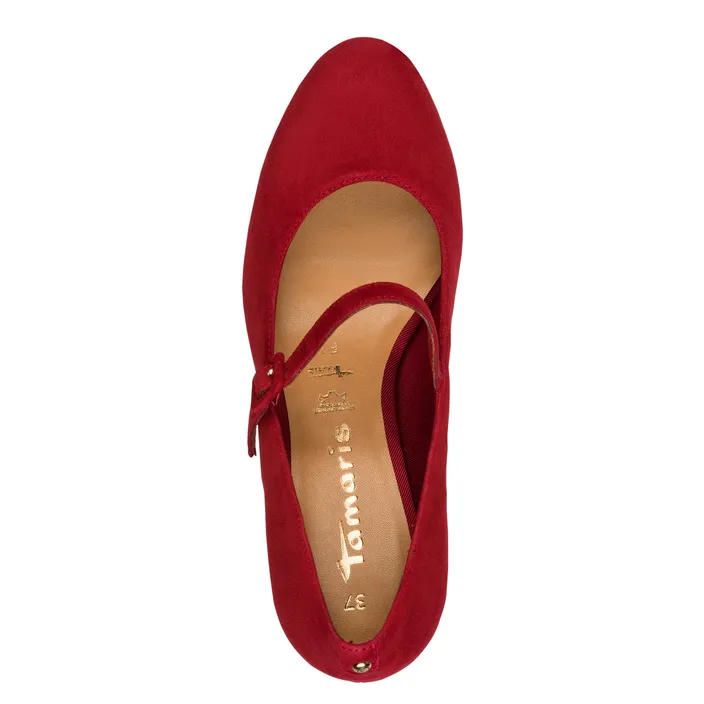 Tamaris Pumps Rood Leer