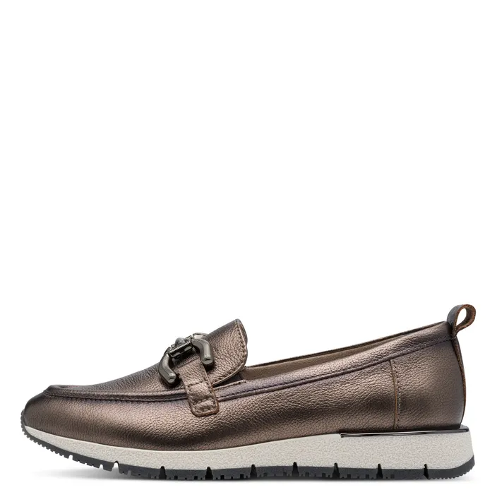 Tamaris PureRelax Mocassins Bronze Cuir