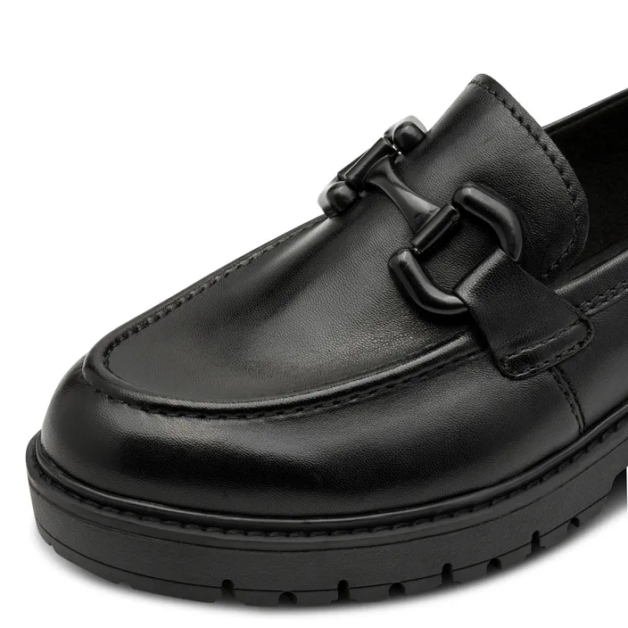 Tamaris Loafers Black Leather