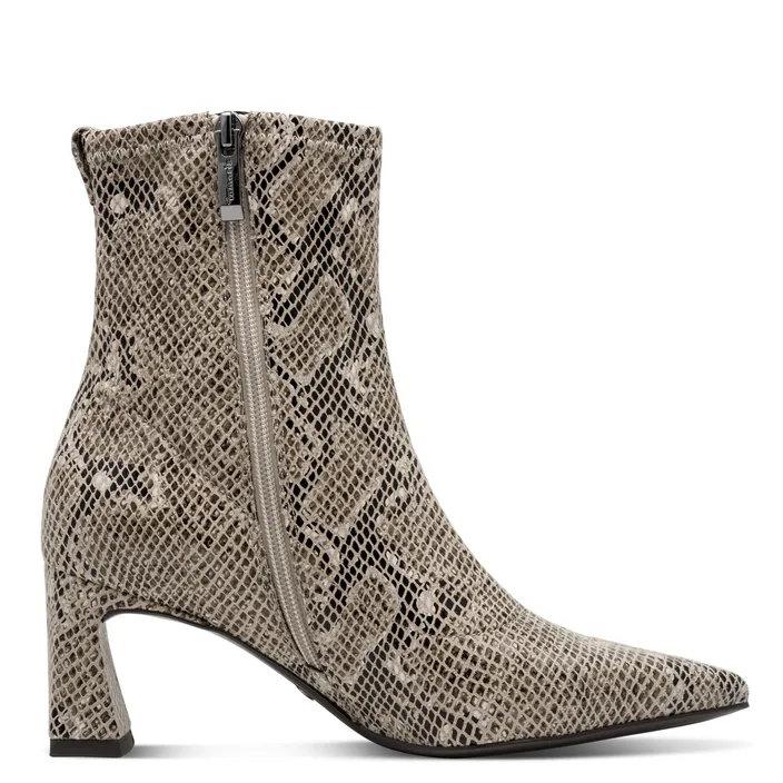Tamaris Ankle Boots Beige Textile