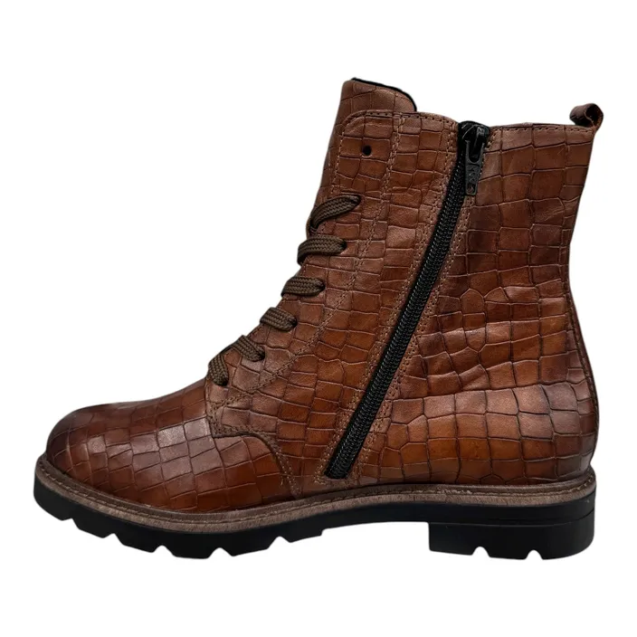 Remonte Enkellaarsjes Bruin Leer