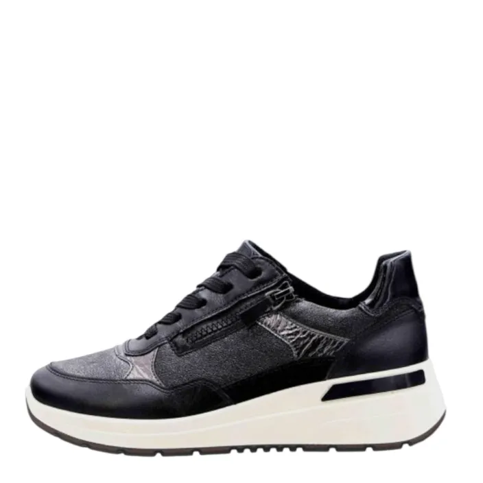 Ara Garda Sneakers Schwarz Leder