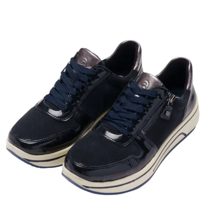 Ara Sapporo3.0 Sneakers Blauw Leer