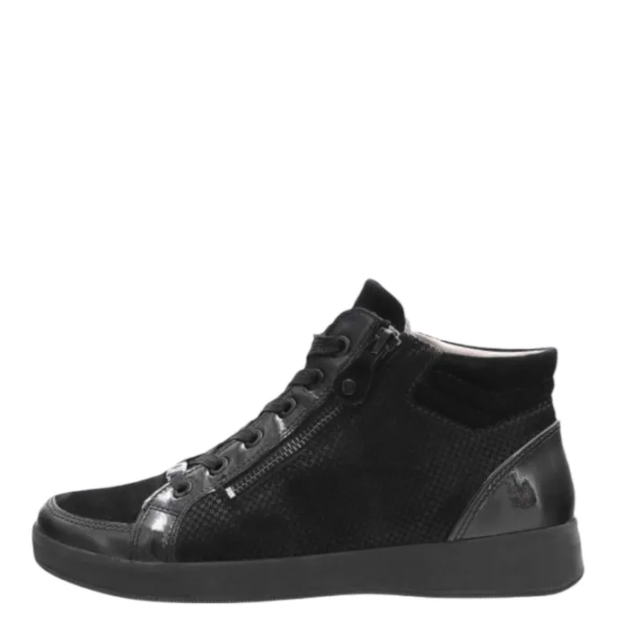 Ara OM-St-High-Soft Ankle Boots Black Leather