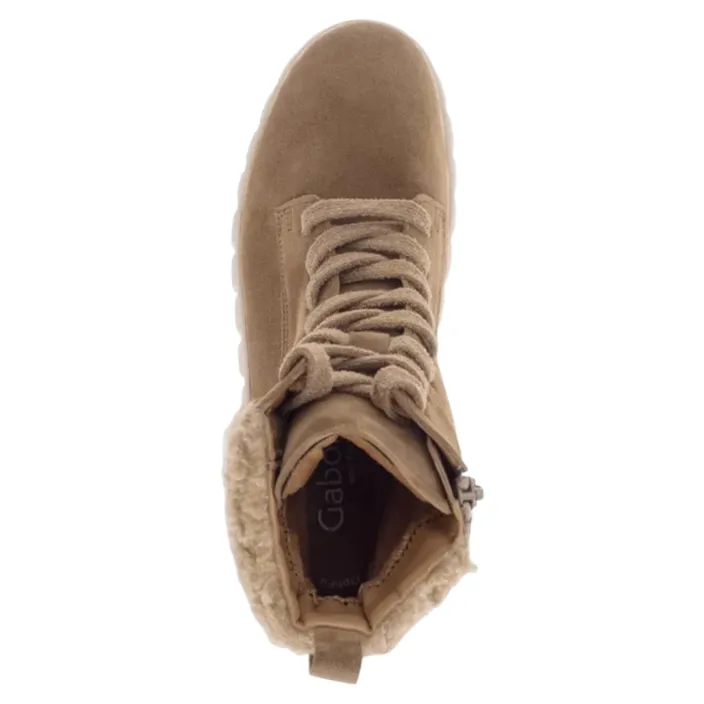 Gabor Comfort Bottines Camel Cuir
