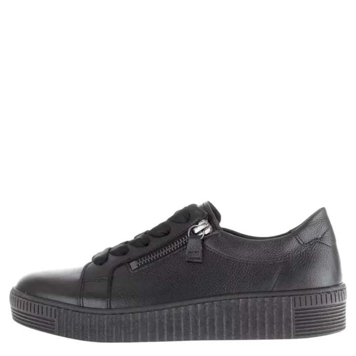 Gabor Comfort Sneakers Noir Cuir