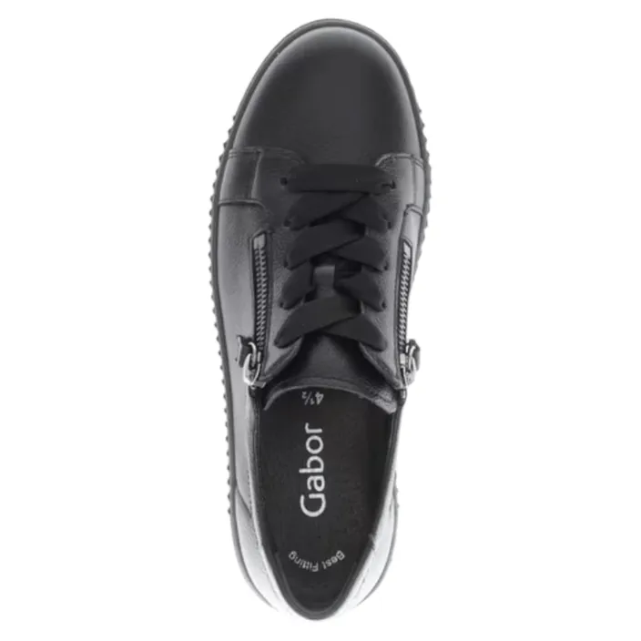 Gabor Comfort Sneakers Noir Cuir