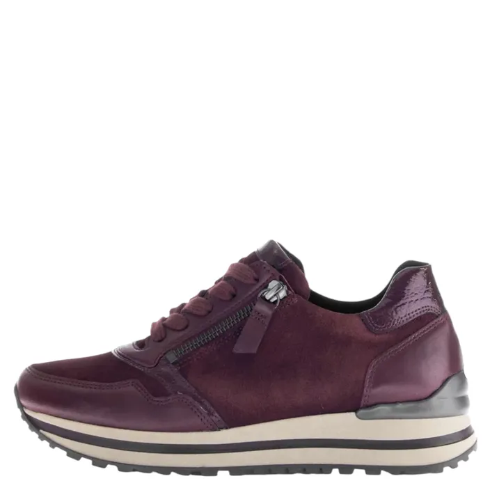 Gabor Comfort Sneakers Red Leather