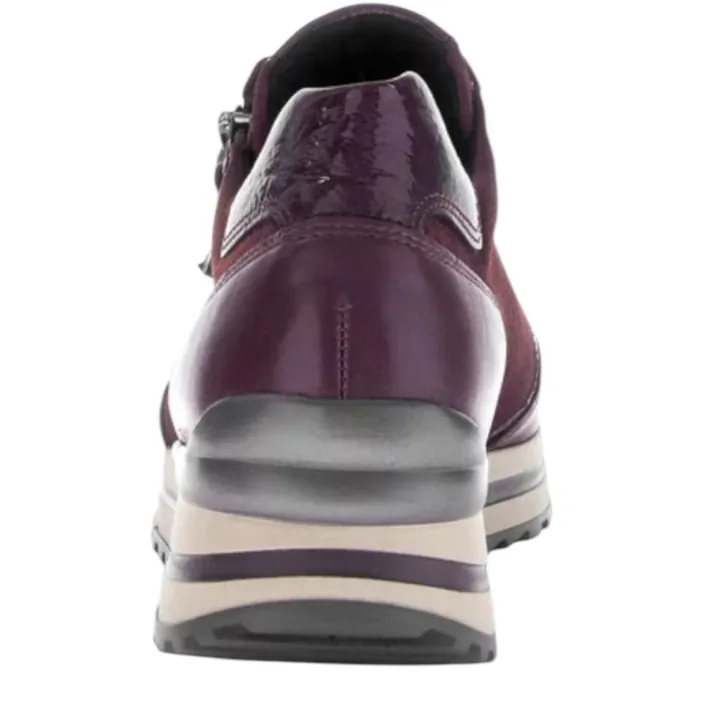 Gabor Comfort Sneakers Red Leather