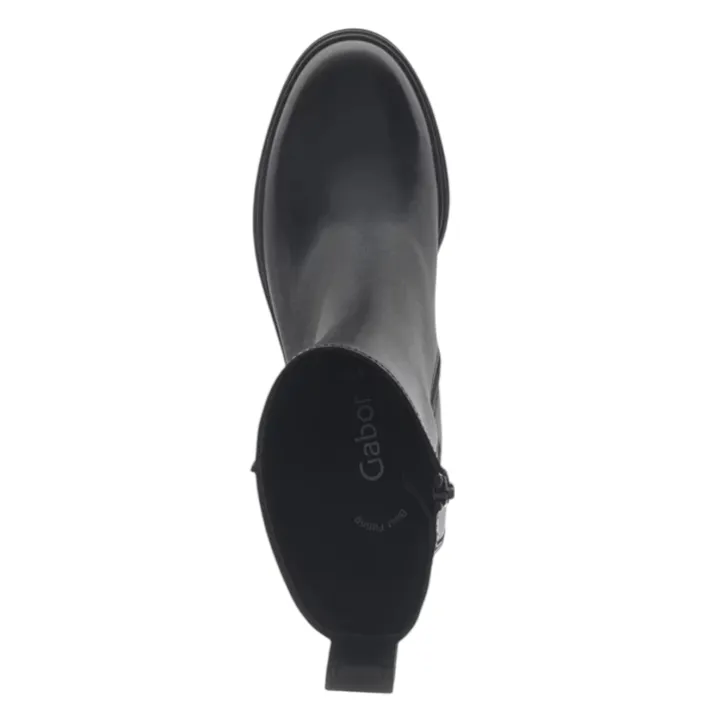 Gabor Comfort Bottines Cuir Noir