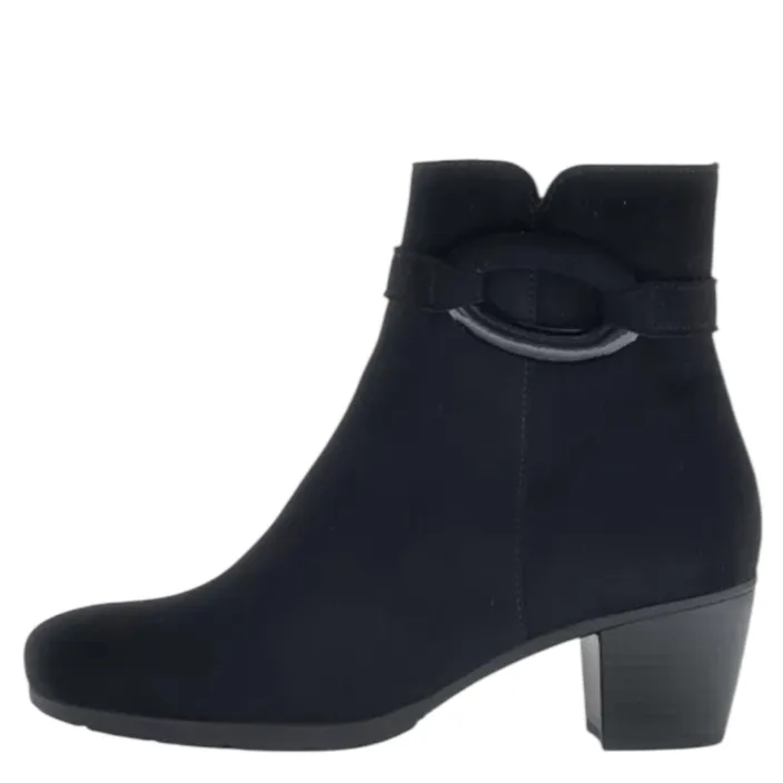 Gabor Comfort Bottines Cuir Noir