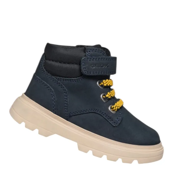 GEOX Respira Kiddartah Sneakers Blau Leder