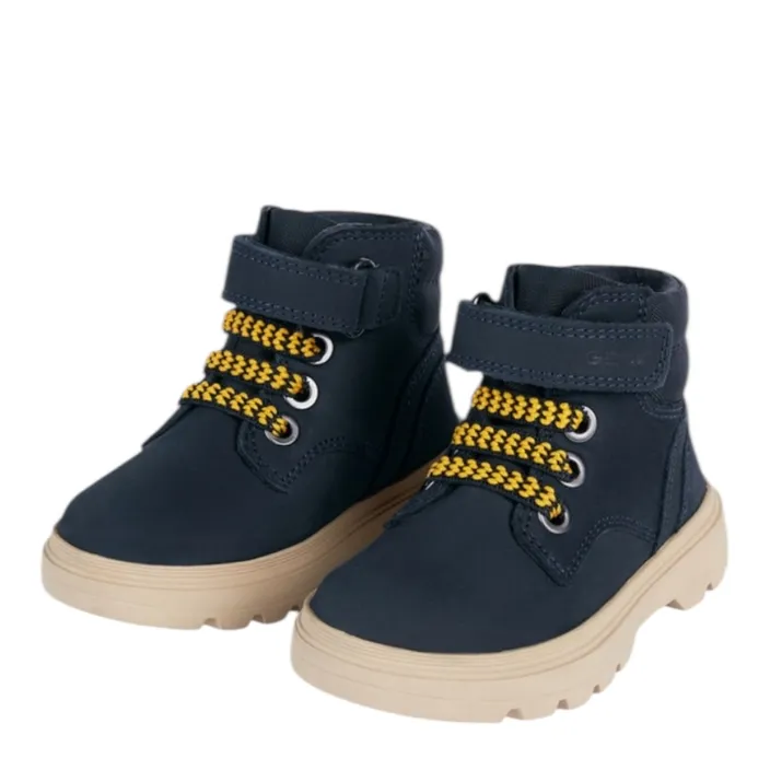 GEOX Respira Kiddartah Sneakers Blau Leder