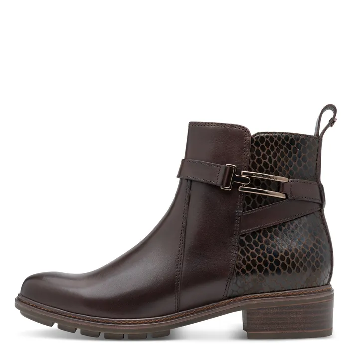 Tamaris Bottines Brun Cuir