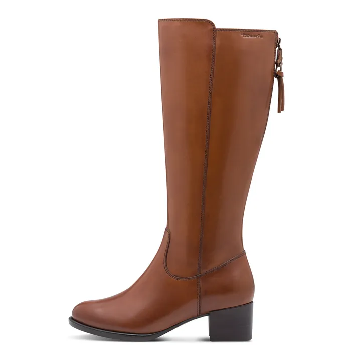 Tamaris Laarzen Cognac Leer