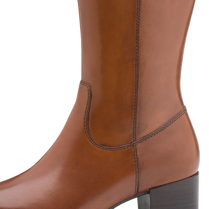 Tamaris Laarzen Cognac Leer