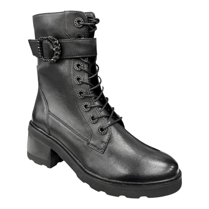 Regarde le Ciel Marcy Bottines Cuir Noir