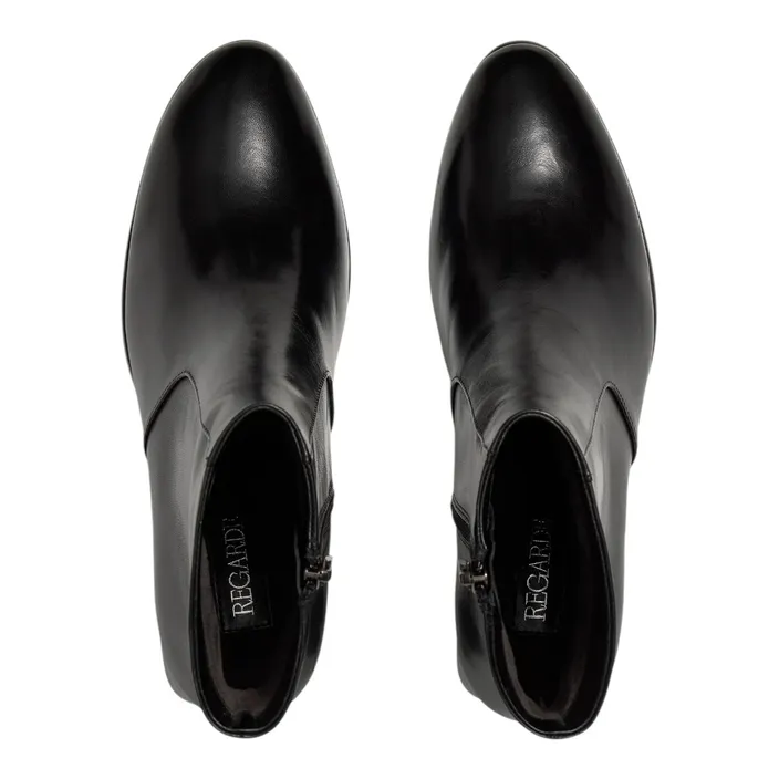 Regarde le Ciel Millie Bottines Noir Cuir