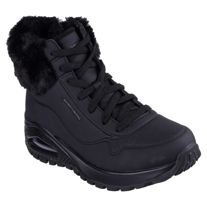 Skechers Uno Rugged-Fall Air Ankle Boots Black