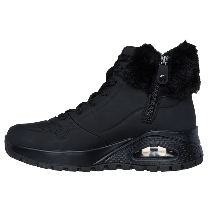 Skechers Uno Rugged-Fall Air Ankle Boots Black