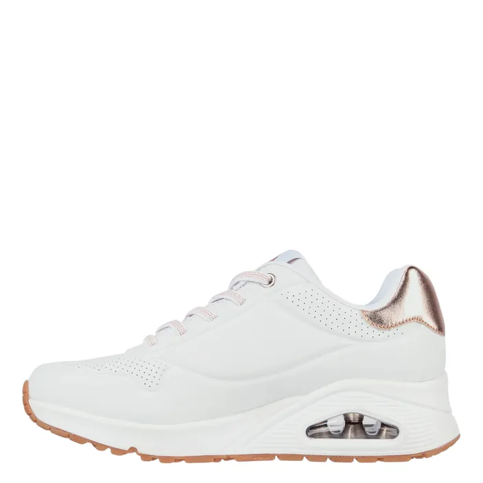 Skechers Uno-Shimmer Away Sneakers Blanc