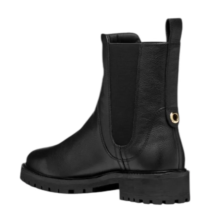 GEOX Respira Hoara Bottines Noir Cuir