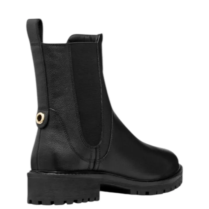 GEOX Respira Hoara Bottines Noir Cuir