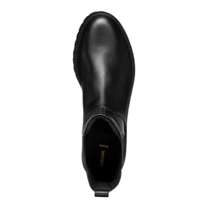 GEOX Respira Hoara Bottines Noir Cuir