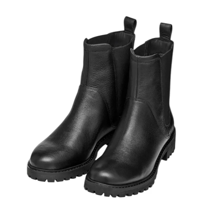 GEOX Respira Hoara Bottines Noir Cuir