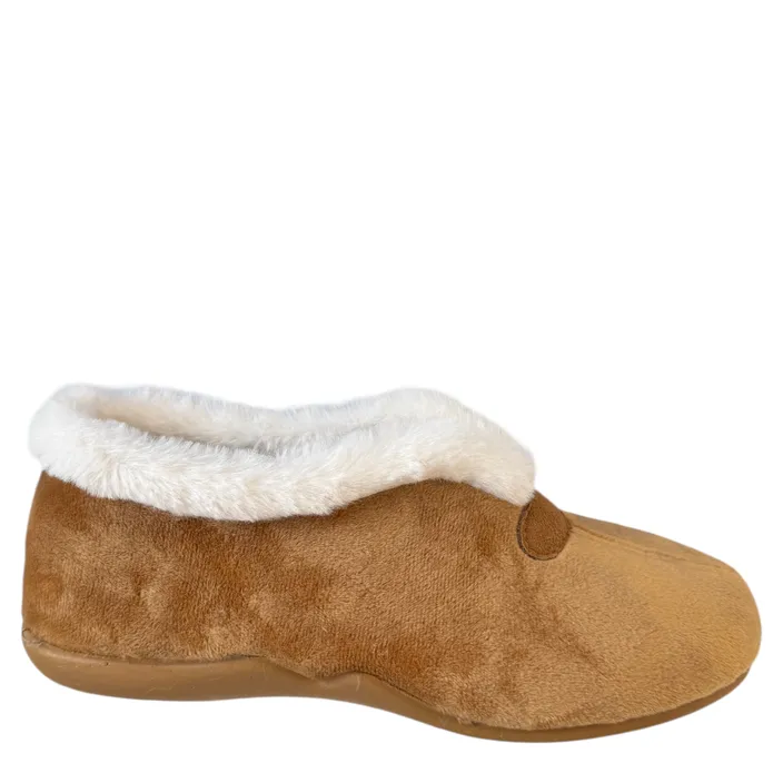 Soft Comfort Slippers Cognac Textile
