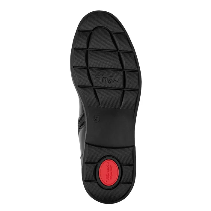 Tamaris Comfort Enkellaarsjes Zwart