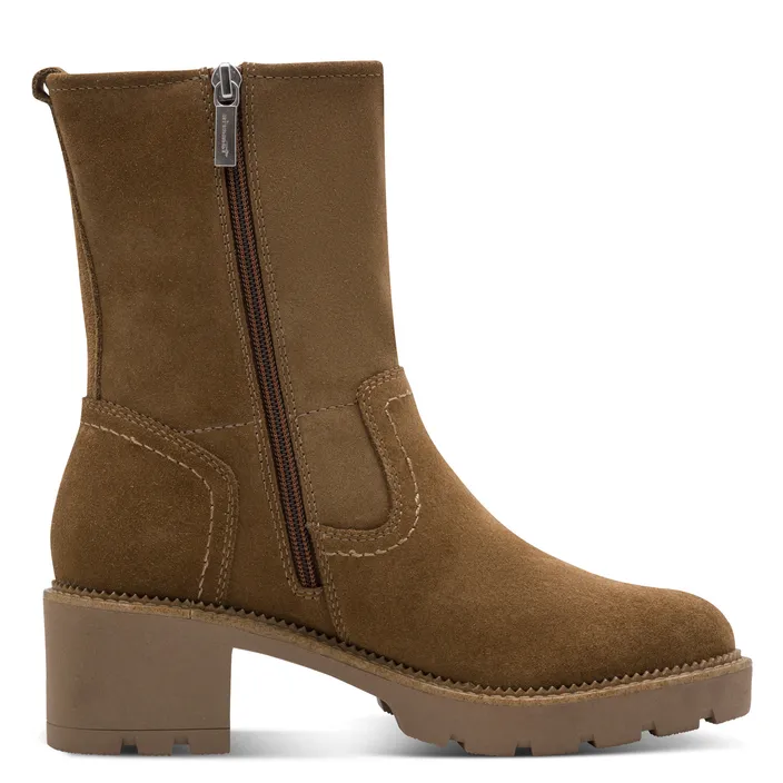 Tamaris Comfort Bottines Beige Cuir