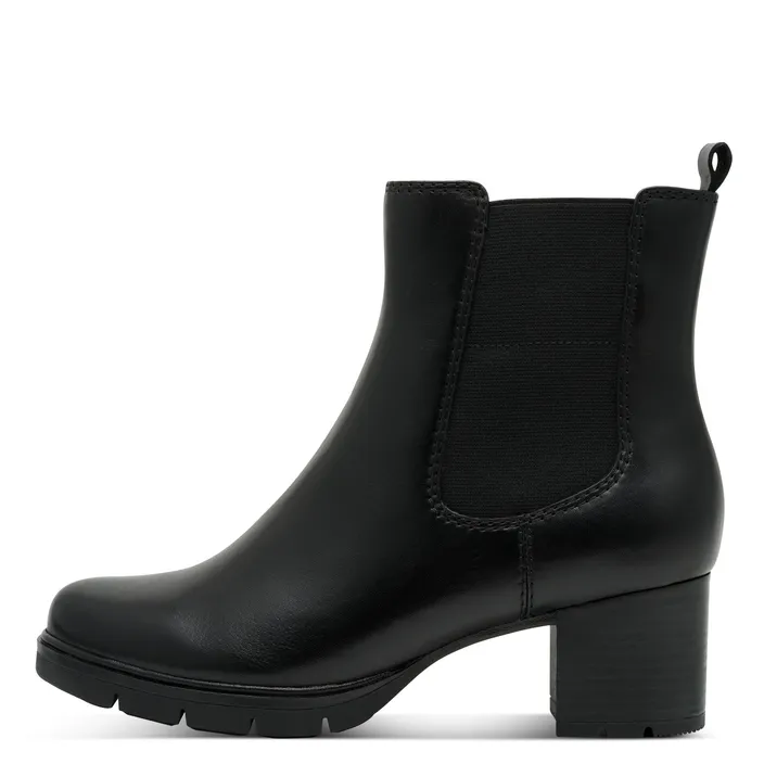 Jana Softline Bottines Cuir Noir