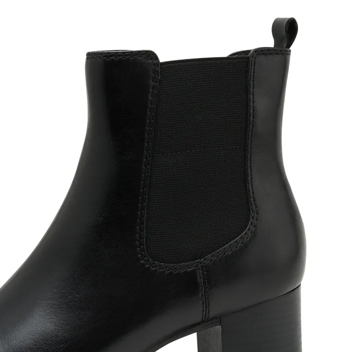 Jana Softline Bottines Cuir Noir