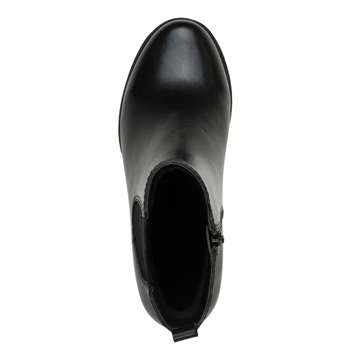 Jana Softline Bottines Cuir Noir