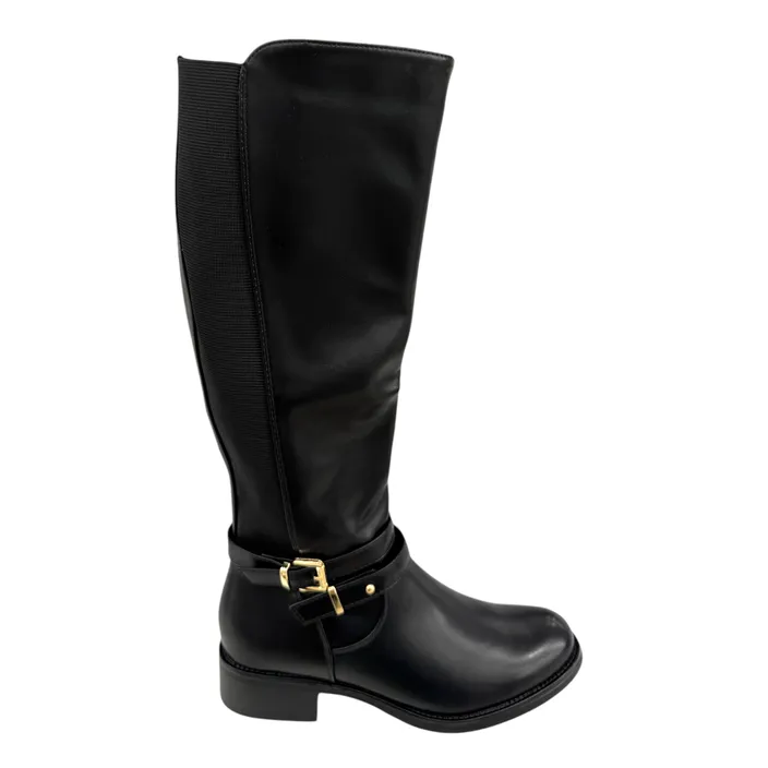 Stiefel Schwarz mit Absatz