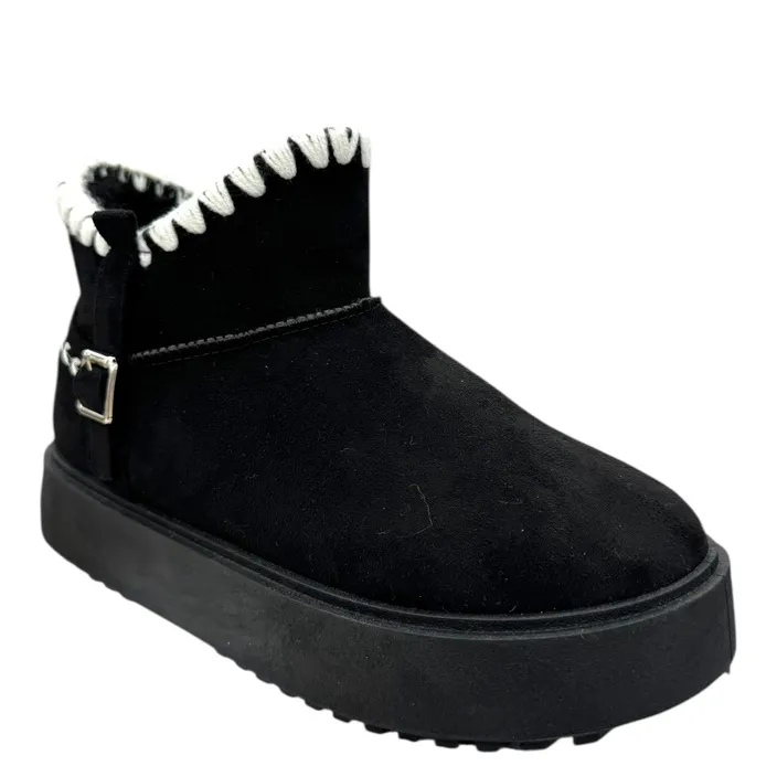 Bottines Noir Fourrées