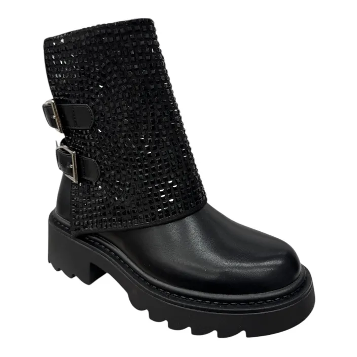 Ankle Boots Black with Heel