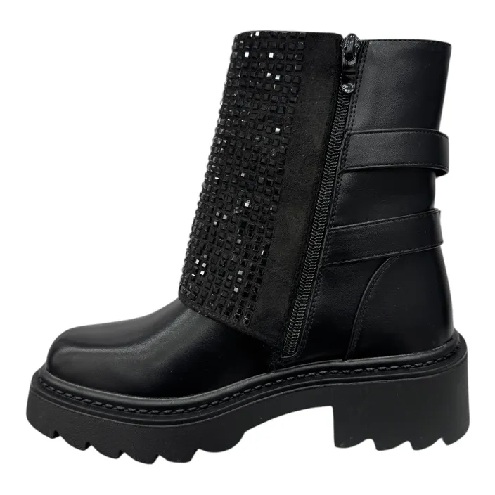 Ankle Boots Black with Heel