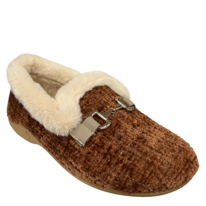 Alberola Pantoffels Bruin Textiel