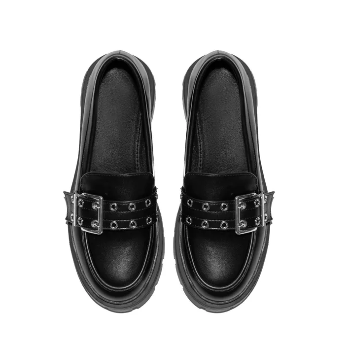 Mocassins Noir Femme