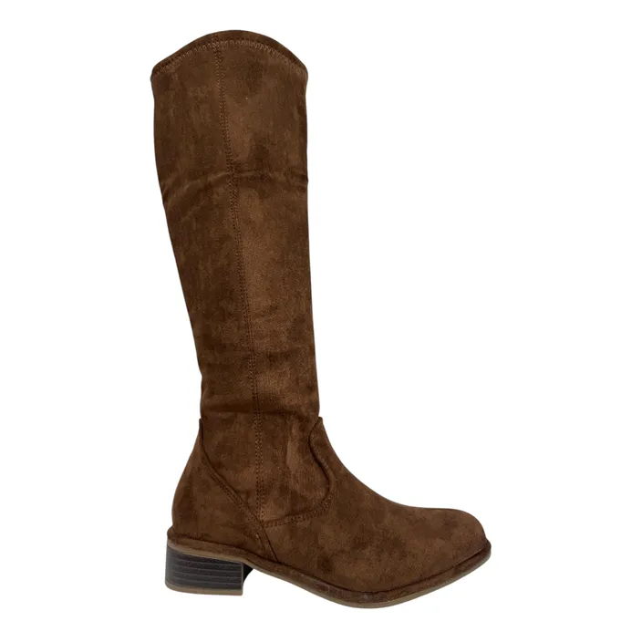 Stiefel mit Fransen Braun