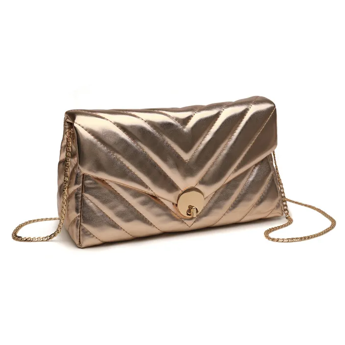Evening Bag Champagne Shoulder Strap