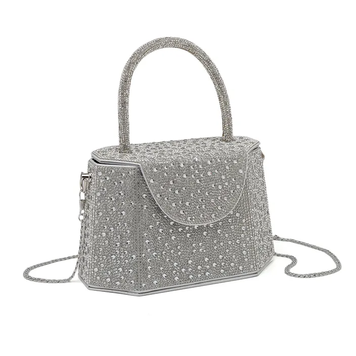 Sac de soirée Argent Bandoulière